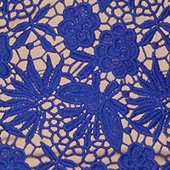 BARDOT Womens Blue Spaghetti Strap Below The Knee Cocktail Sheath Dress 6\S - Picture 4 of 6